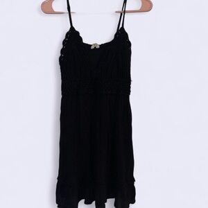 Black Knit Sleeveless Dress